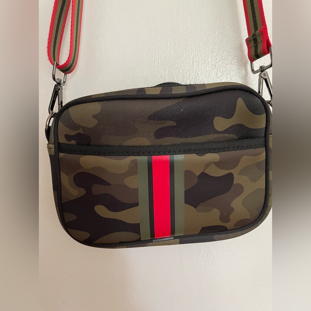 Haute Shore Camo crossbody bag